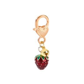 Dhdfisd Strawberry Keychain Cute Heart Bell Purse Charms for Handbags Y2K Keychains Bag Backpack Charm