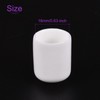 DMiotech 100 Pack 5/8" ID White Screw Thread Protectors Rubber