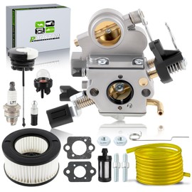 partszen MS391 Carburetor for Stihl MS311 MS311Z MS391 WTE-9A WTE-17 Replaces 1140 120 0601 1140 120 0605 with 1141 140 4400 Air Filter