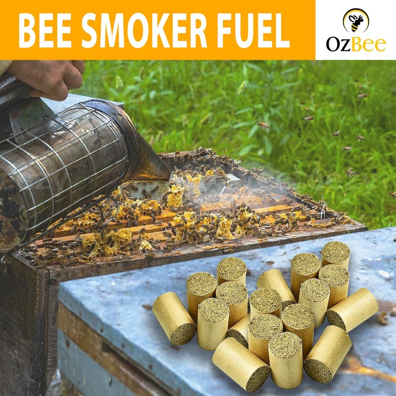 OZBEE Smoker Fuel Pellets | Natural Beekeeping Smoker Pellets Premium