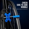 Mini Bicycle Wheel Truing Tool with Rubber Strap, Portable Rim