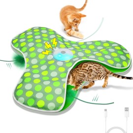 Cat, Electric Toy, Automatic Cat Toy, For Single Play, Multiple Pets, Cats, Play Tools, 3 Ways to Play, Catch Me Mouse, Cats, Relieves Stress, Satisfy Hunting Instincts, Educational Toy, Cat Toy