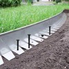 50-Pack 8-Inch Plastic Spiral Nylon Landscape Anchoring Spikes for Paver