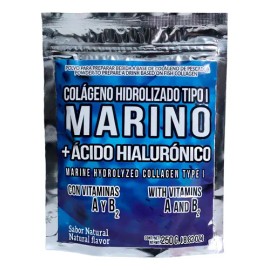 Colágeno Marino Hidrolizado Con Ácido Hialurónico 250g