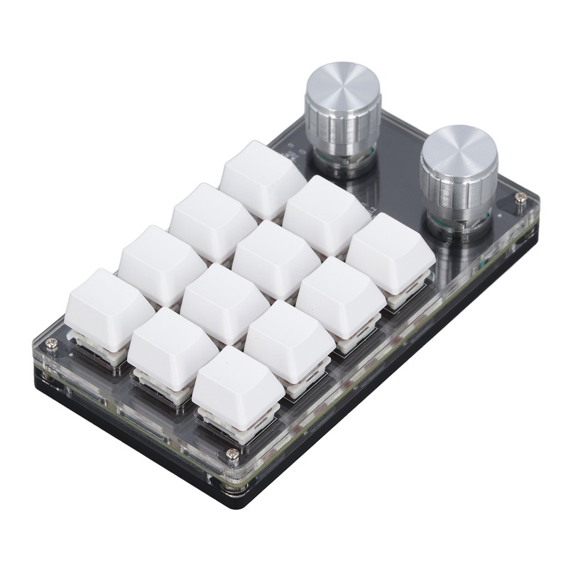 12 Key Knob Keyboard Programmable USB Dustproof Red Switch Mechanical