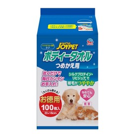 JOYPET Body Towel, For Pets, Refill, 100 Pieces, Dogs, Pack of 100