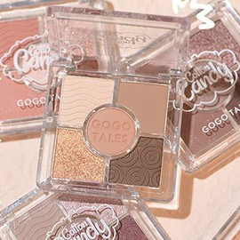 KOCAN Paleta de Sombras de Ojos de 5 Colores, Paleta de Sombras de Ojos de 5 Colores Paleta de de Ojos Sombras de Ojos Mate nacaradas Sombras de Ojos 