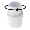 ATIE 1-1/2" Pool Vacuum Head Swivel Adapter Connector for Manual
