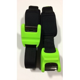 BLOCKSURF Block 15' Tie Down Straps - Black/Green