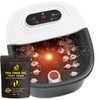 Foot Spa Bath Massager with Heat Bubbles and Vibration Massage