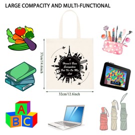 Girls Trip Gift I Haven't Been Everywhere But It's On My List Tote Adventure Awaits Gift (On My List Tote CA)