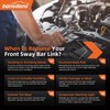 bansdans K80894 Sway Bar Link Front, 2pcs Stabilizer Bar Link