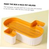 Gatuida 2pcs Hydroponic Cat Grass Box Soilless Planting Pot for