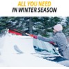 ZONETECH Snow Scraper for Windshield and Ice Removal (62" Extendable