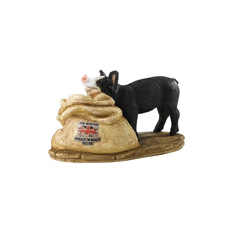 Kitchy & Co Mr Hoggs Piggy Wiggy Nuts Figurine, Resin,