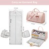 STHMEOOHT Garment Bags for Travel, Convertible Suit Travel Bag for