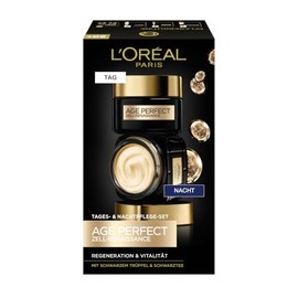 L'Oréal Paris Face Care Set, Anti-Ageing Day Cream and Night Cream to Promote Cell Regeneration, with Antioxidant Formula and Vitamin E, Age Perfect Cell Renaissance, 2 x 50 ml