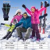 OMECHY Kids Ski Snow Gloves Waterproof Winter Cold Weather Windproof