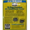 A/C Safe Fleece-Lined Vinyl Exterior Cover for Small Window Air