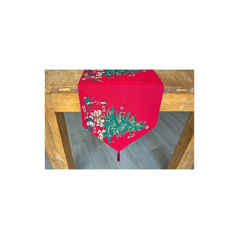 Christmas Tree Tapestry Table Runner (Christmas Tree)