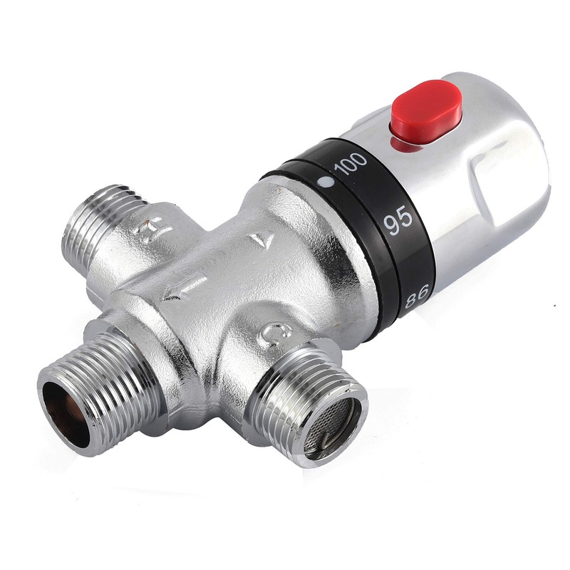 TreMax Thermostatic Mixing Valve,Shower Water Mixing Valve, With 1/2“G to