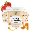 Mylk Labs Maple Strawberry Protein Oatmeal Cups, Whole Grain, Low