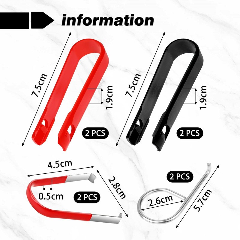 8-Piece Screw Cap Removal Tool, Car Tire Repair Tool, Wheel