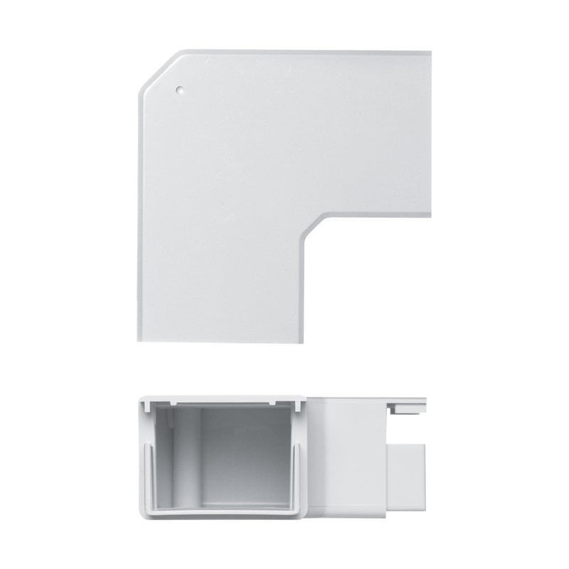 Sanwa Supply CA-KK40L Wiring Duct (Flat L Type, White)