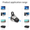 QIANRENON HDMI Panel Mount Adapter, IP67 Female to Female Waterproof