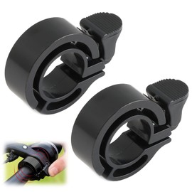 2 x Bicycle Bell, Bike Bell, Bicycle Bell, Bicycle Bell, Mountain Bike, Black Mini, 100 dB Beep, Bicycle Bell, Bicycle Bell, Bicycle Handlebar Horn Loud and Bright