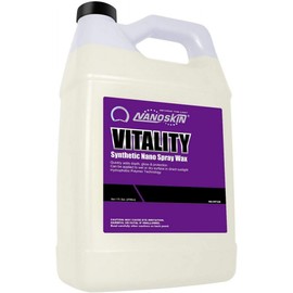 Nanoskin VITALITY Nano Spray Wax with Carnauba 1 Gallon - Instant Mist on Wipe Off Deep Shine and Durable Protection | Use After Car Wash, Clay Bar, Car Polisher | Cars, Trucks, Motorcycles, Hot Rods