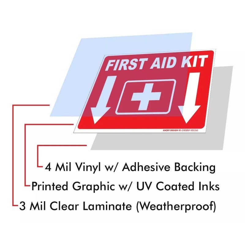 Kachy Design (juego De 2) Equipo De Primeros Auxilios Muestra