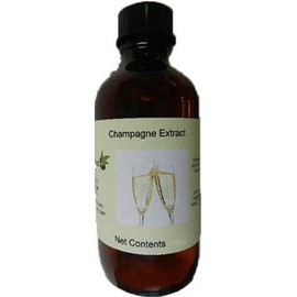OliveNation Natural Sparkling Wine Flavor, Champagne-Type Flavoring for Baked Goods, Beverages, PG Free, Non-GMO, Gluten Free, Vegan - 4 ounces