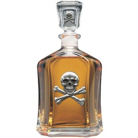 Skull and Bones Capitol Decanter