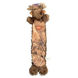 Vibrant Life Tough Buddy Moose Camouflage Plush Dog Toy Durable Chew Level 3