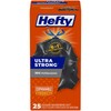 Hefty Ultra Strong Multipurpose Large Trash Bags, Black, Unscented, 30