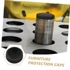 Outanaya 4pcs Plastic End Caps for Furniture Round Tube Inserts