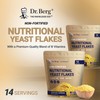 Dr. Berg Premium Nutritional Yeast Flakes - Delicious Non-Fortified Nutritional