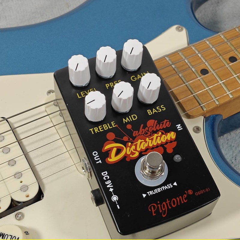 Pigtone Guitar Effect Pedal Overdrive Distortion DC 9V True Bypass