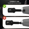 Murtenze 5PCS 1/2 Impact Socket Adapter Kit, Black Socket Adapter