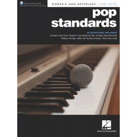 Pop Standards Singer's Jazz Anthology Low Voice with Recorded Piano 000287132