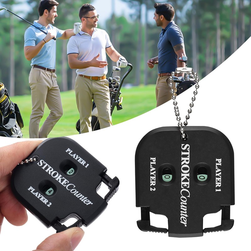 JOLINTAL Golf Stroke Counter, Golf Score Counter, Portable Golf Counter