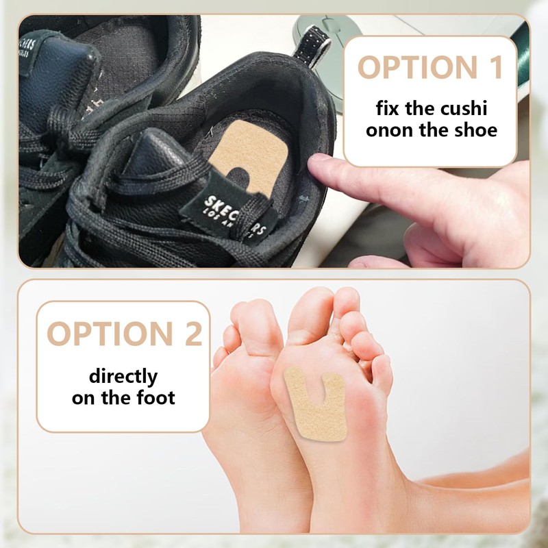 QIYUDA 24 Pieces Callus Pads for Bottom of Foot, Adhesive