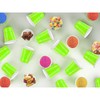 cssopenss 500 pcs Fluorescent Green Plastic Shot Glasses Green shot
