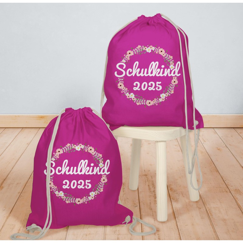 Shirtracer Drawstring Bag for First Day at School - School