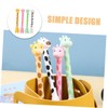 jojofuny 1set Cute Giraffe Writing Pens Ergonomic for Students Lightweight