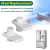 for LG Upgraded ABS Refrigerator Vegetable Tray Crisper Drawer Wheel