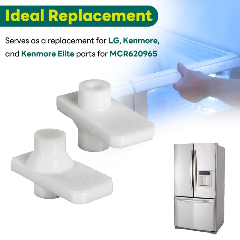 for LG Upgraded ABS Refrigerator Vegetable Tray Crisper Drawer Wheel