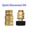 Xiny Tool Pressure Washer Adapter Set, Quick Disconnect Kit With