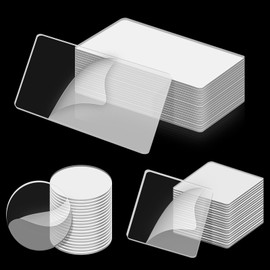 DTOFOOT Double Sided Adhesive Pads for Mounting, 60 Pcs Double Sided Mounting Tapes Pre-Cut Sticky Tack Strong Removable Sticky Pads for Papers Door Metals Glass Wood Mounting